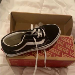 Vans black girls sneakers